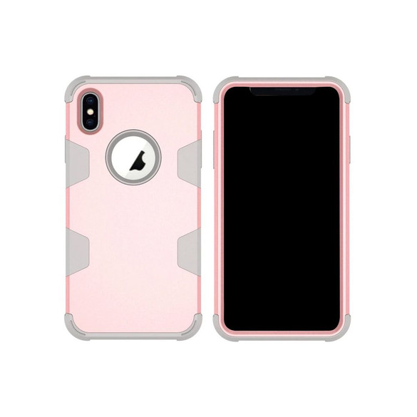 Armor Case for iPhone XS Max - Rose Gold+Grey | iCoverLover