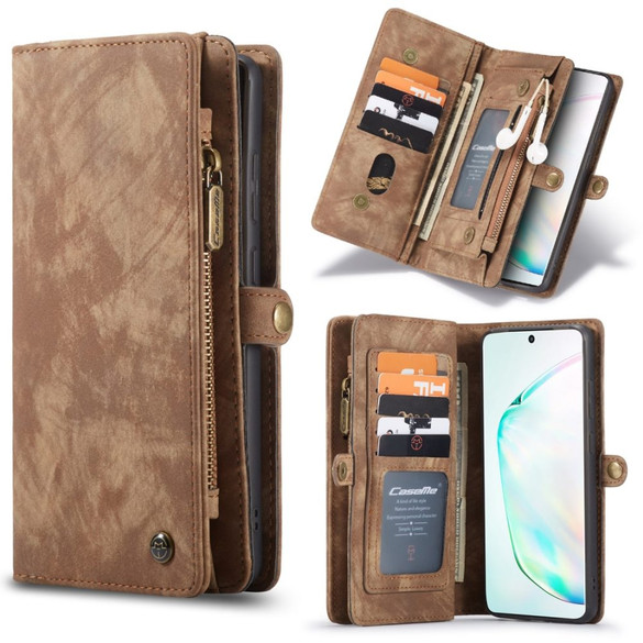 CaseMe Wallet Case for Samsung Galaxy S20 Ultra - Brown | iCoverLover