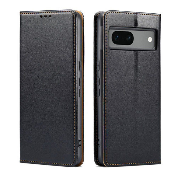 Fierre Shann Wallet Case for Google Pixel 8a - Black | iCoverLover
