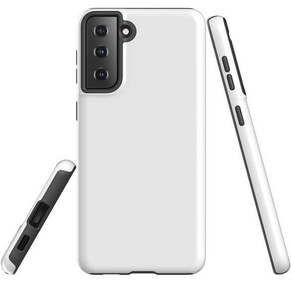 Samsung Galaxy S21 FE Slim Protective Case - White | iCoverLover