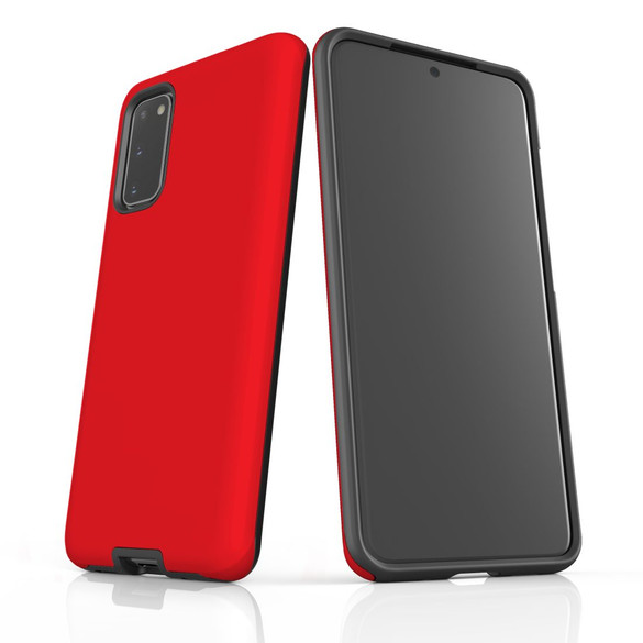 Samsung Galaxy S20 Slim Protective Case - Red | iCoverLover