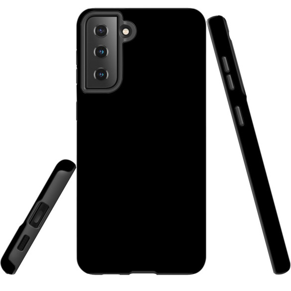 Samsung Galaxy S21 Slim Protective Case - Black | iCoverLover