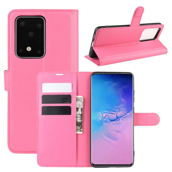 Samsung Galaxy S20 Ultra Wallet Case - Rose Red | iCoverLover