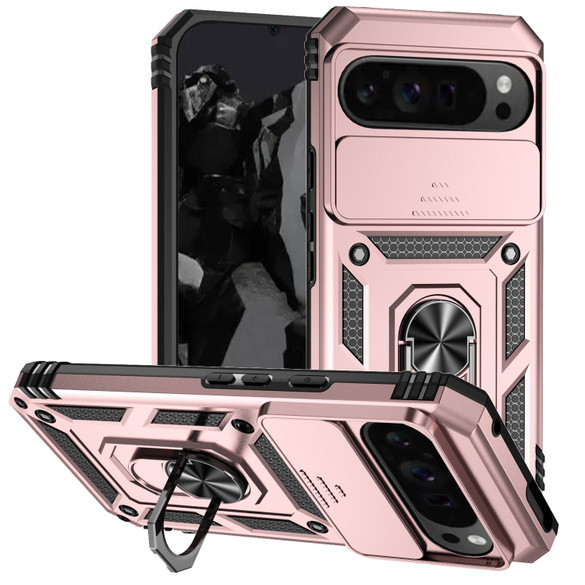 Google Pixel 9 Pro Armor Case - Rose Gold | iCoverLover