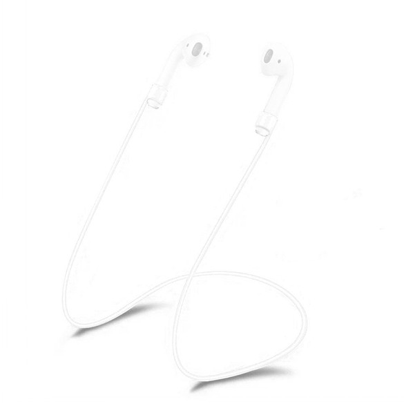 White Neck Strap Case for Apple AirPods 1st Gen | iCoverLover