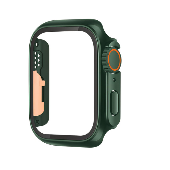 Apple Watch Series 8 41-mm Case - Deep Green Orange | iCoverLover