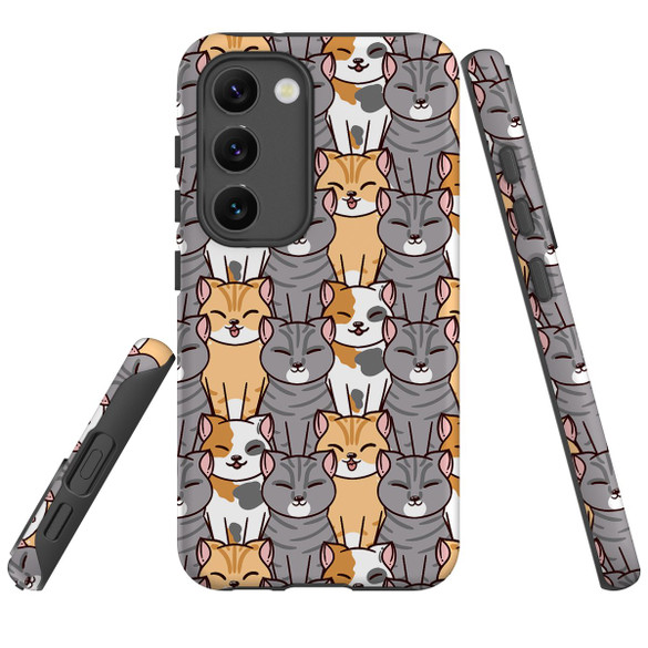 Samsung Galaxy S23 Patterned Back Cover Case - Multicolour | iCoverLover