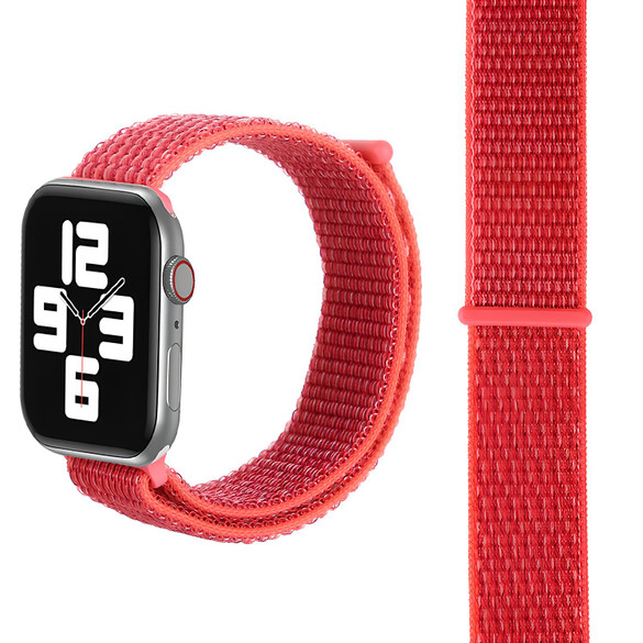Rose Red Sport Strap for Apple Watch Series 10 46-mm | iCoverLover