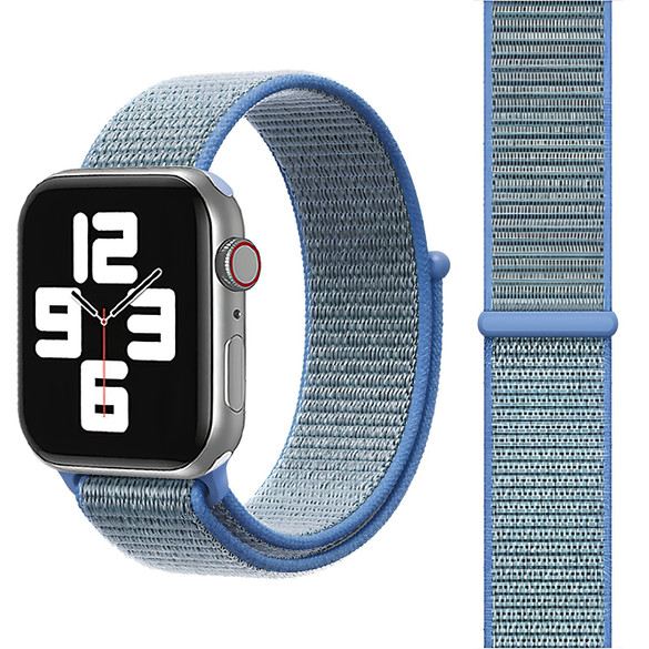 Blue Silicone Strap for Apple Watch Series 3 38-mm | iCoverLover