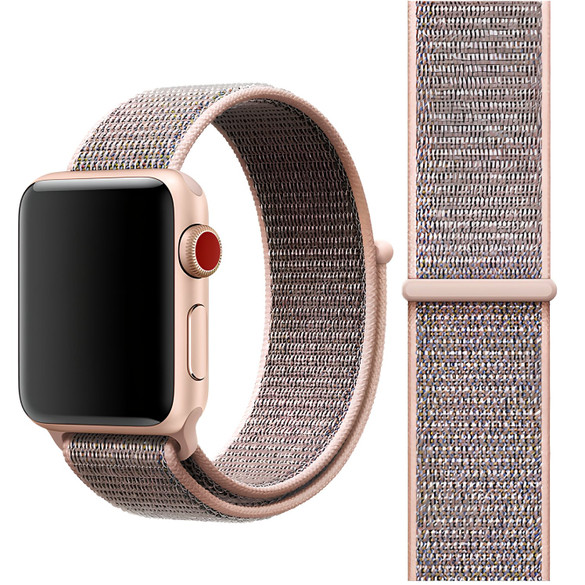 Pink Silicone Strap for Apple Watch Series 1 38-mm | iCoverLover
