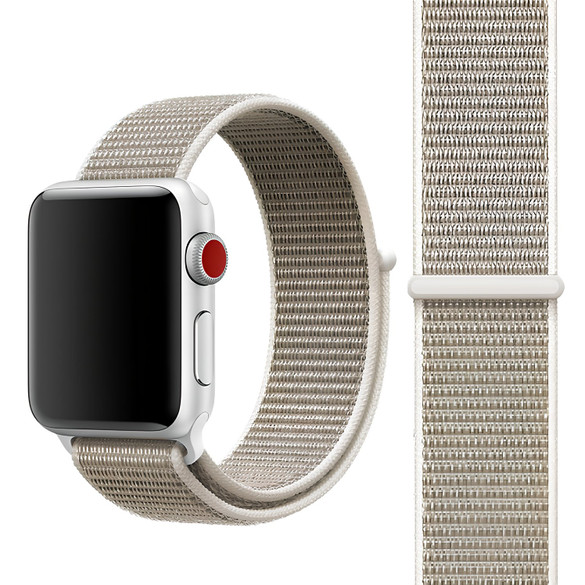 Light Grey Watch Strap for Apple Watch Series 1 38-mm | iCoverLover