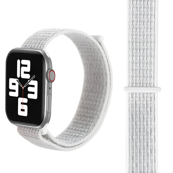 Silver Stainless Steel Strap for Apple Watch SE (2nd Gen) 40-mm | iCoverLover
