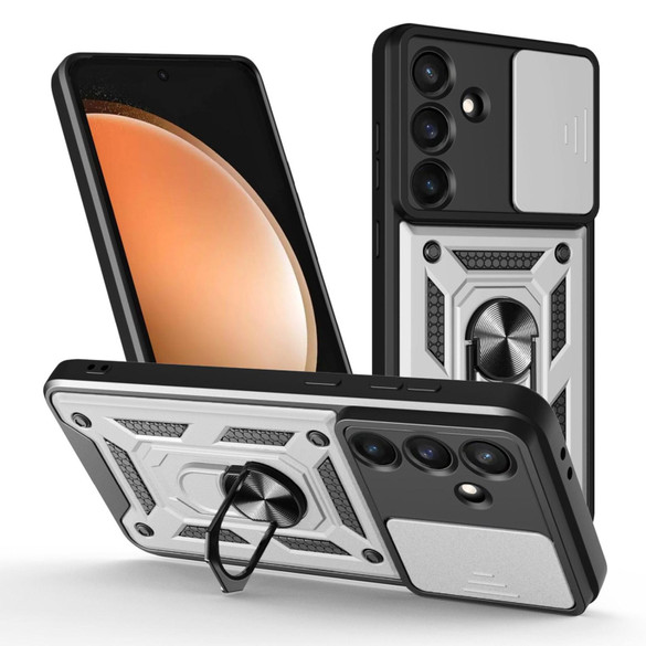 Armor Case for Samsung Galaxy S25 FE - Silver | iCoverLover