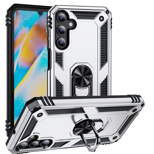 Armor Case for Samsung Galaxy A15 5G & 4G - Silver | iCoverLover