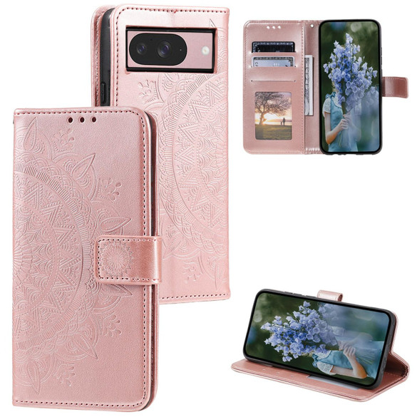 Google Pixel 10 Pro Wallet Case - Rose Gold | iCoverLover