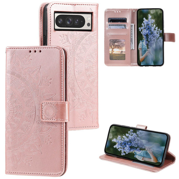 Google Pixel 10 Pro XL Wallet Case - Rose Gold | iCoverLover