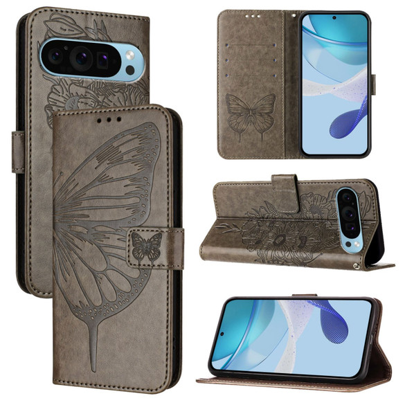 Google Pixel 9 Pro XL Wallet Case - Grey | iCoverLover