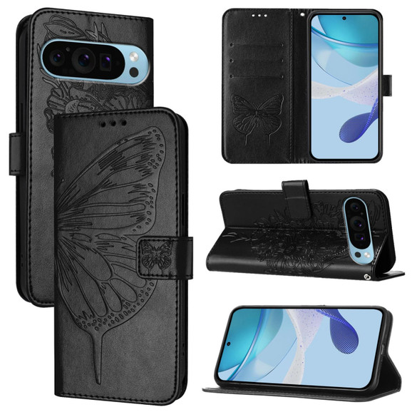 Google Pixel 9 Pro XL Wallet Case - Black | iCoverLover