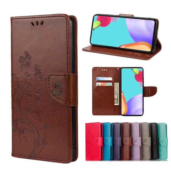 Samsung Galaxy A53 5G Wallet Case - Brown | iCoverLover