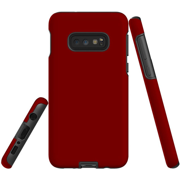 Armor Case for Samsung Galaxy S10e - Maroon Red | iCoverLover