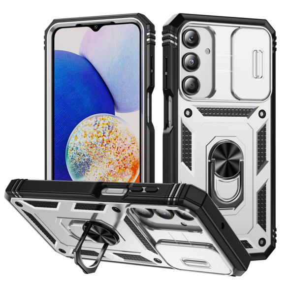 Armor Case for Samsung Galaxy A17 - White Black | iCoverLover