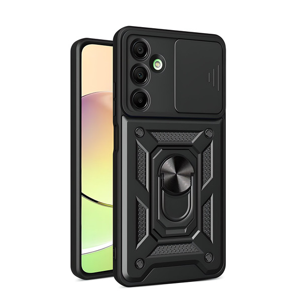 Rugged Armor Case for Samsung Galaxy A16 5G & A16 4G - Black | iCoverLover
