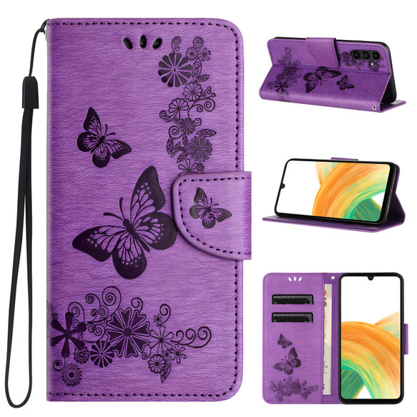 Samsung Galaxy A55 5G Wallet Case - Purple | iCoverLover