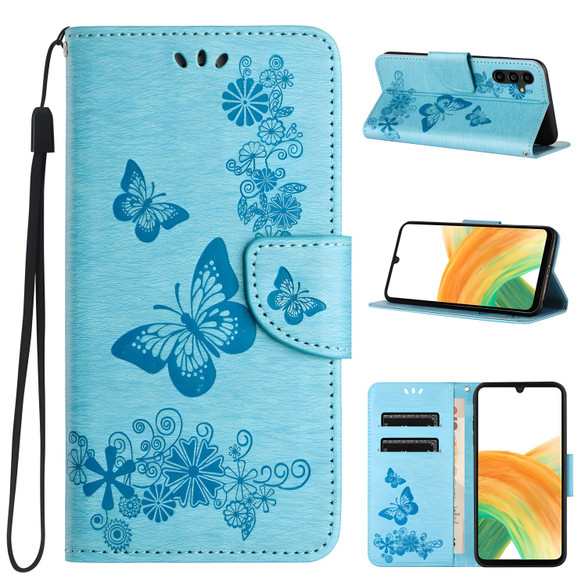 Samsung Galaxy A55 5G Wallet Case - Blue | iCoverLover