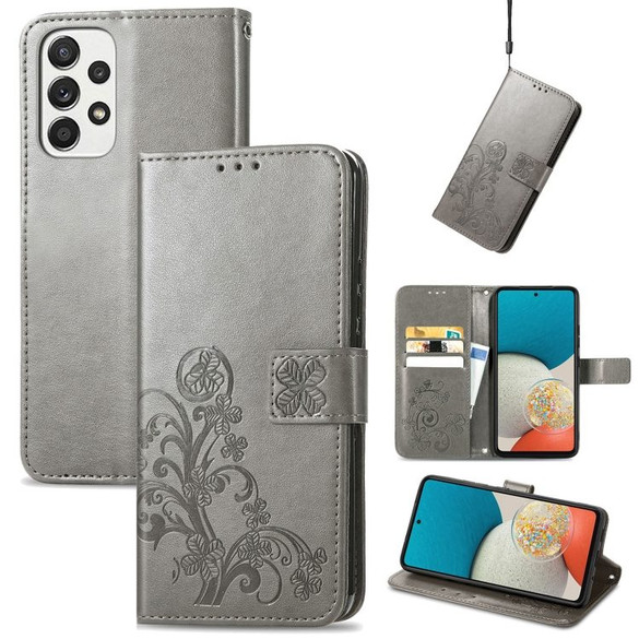 Samsung Galaxy A73 5G Wallet Case - Grey | iCoverLover