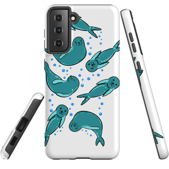 Samsung Galaxy S21 Slim Protective Case - Multicolour | iCoverLover