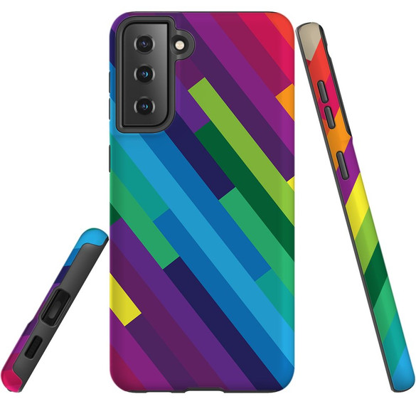 Samsung Galaxy S21+ Plus Protective Case - Multicolour | iCoverLover