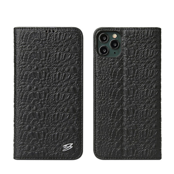 Fierre Shann Wallet Case for iPhone 11 - Black | iCoverLover