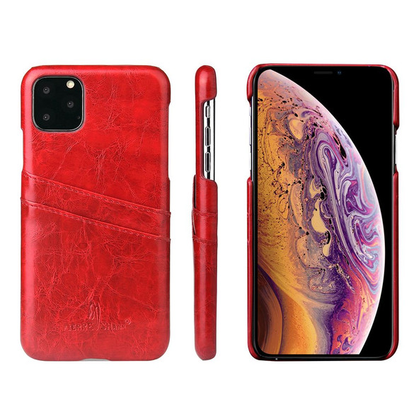 Faddist Wallet Case for iPhone 11 Pro Max - Red | iCoverLover
