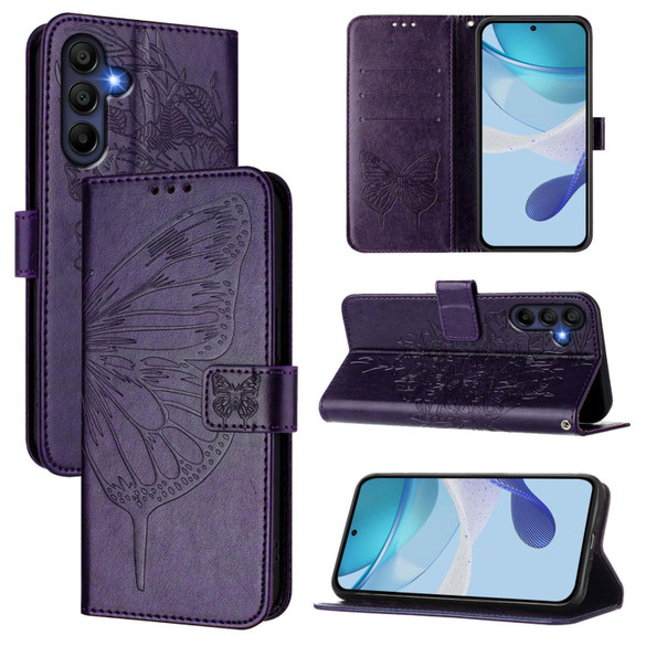 Samsung Galaxy A17 Wallet Case - Dark Purple | iCoverLover