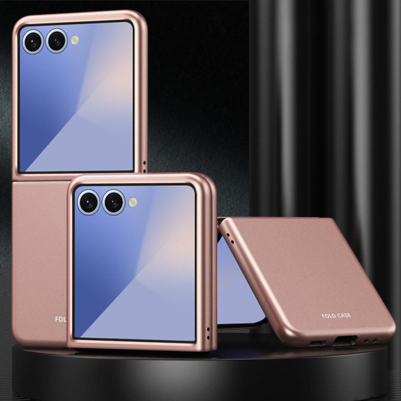 For Samsung Galaxy Z Flip8 Case - Matte Electroplated Cover | Pink