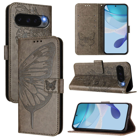 Google Pixel 11 Pro Wallet Case - Grey | iCoverLover