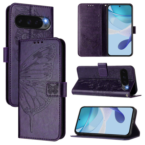 Google Pixel 11 Pro Wallet Case - Dark Purple | iCoverLover