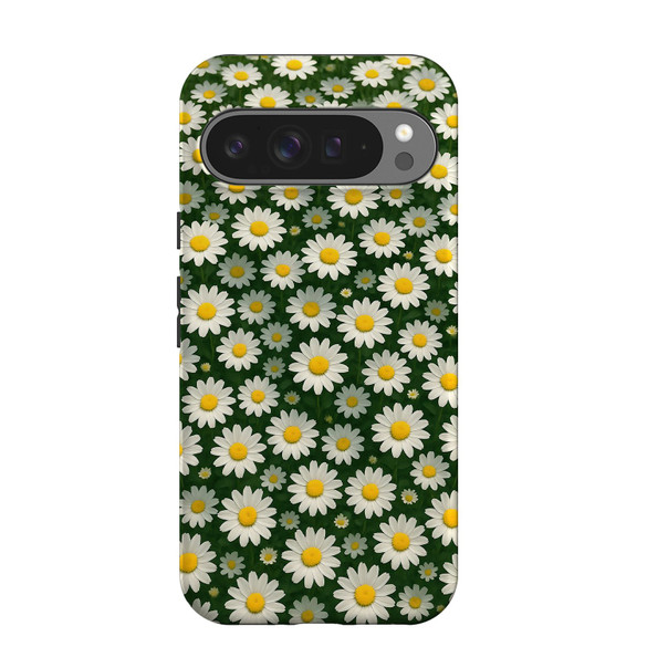 For Google Pixel 11 Pro XL Case, Tough Protective Cover, Field Of Daisies | iCoverLover Australia