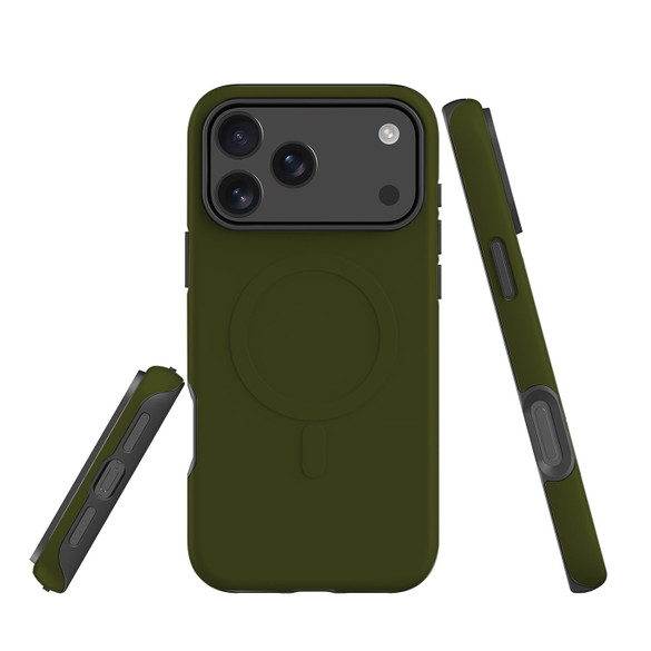 For Apple iPhone 18 Pro Case, MagSafe Compatible Protective Cover, Army Green | iCoverLover Australia