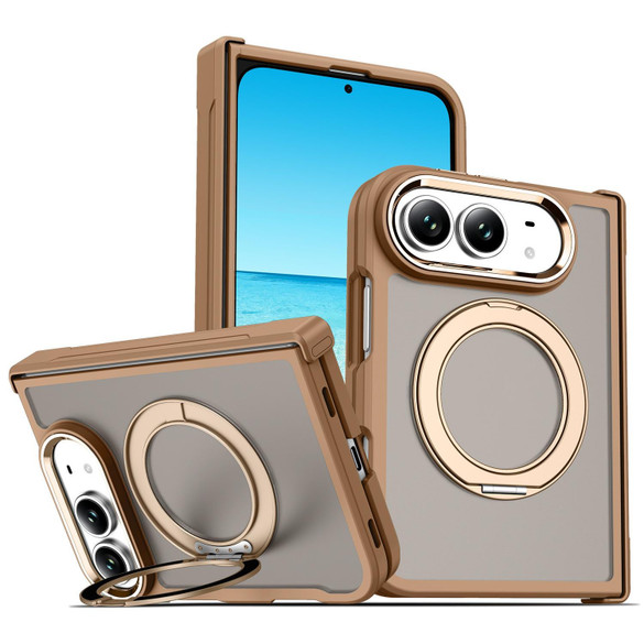 For iPhone Duo Case - MagSafe Ring Stand - Desert Gold