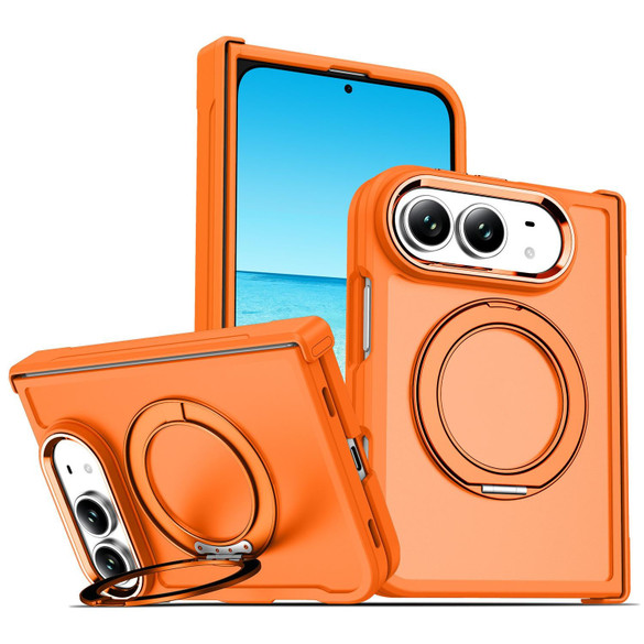 For iPhone Duo Case - MagSafe Ring Stand - Orange