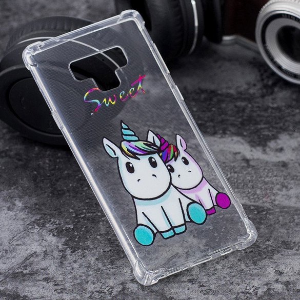 Sweet Unicorns Pattern Samsung Galaxy Note 9 Back Case | Protective Samsung Galaxy Note 9 Cases | iCoverLover
