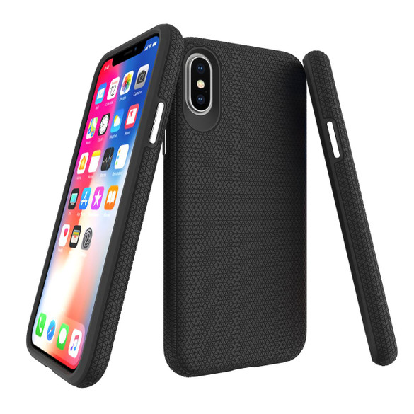 Black Armor iPhone XS & X Case | Armor iPhone XS & X Covers | Strong iPhone XS & X Cases | iCoverLover