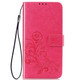 For iPhone 11 Pro Max Case, Four-leaf Clover Emboss PU Leather Folio Wallet Cover | iCoverLover.com.au