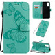 For Samsung Galaxy S20 Ultra Case, Pressed Butterflies Pattern PU Leather Wallet Cover with Stand & Lanyard | iCoverLover.com.au