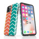 For iPhone 11 Pro Max, 11 Pro, 11, XS Max, XS, X, XR, 8, 7, 6 Plus, Se, 5S, 5 Protective Case, Zigzag Colorful | Protective Cases | iCoverLover.com.au
