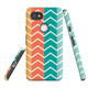 For Google Pixel 2 Protective Case, Zigzag Colorful Pattern | iCoverLover Australia