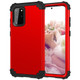 For Samsung Galaxy S20+ Plus PC + Silicone Three-piece Protective Case, Red | iCoverLover Australia