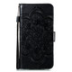 For Samsung Galaxy S20 Ultra Mandala Embossing Pattern Wallet Leather Case, Black | iCoverLover Australia