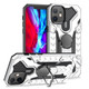 For iPhone 12 Pro Max/12 Pro/12 mini/12 Case, Tough Armour Protective Cover with Magnetic Ring Holder, Silver | iCoverLover.com.au